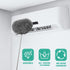 Ceiling Fan Cleaner Duster, Reusable Microfiber Blade Cleaner with Extendable Long Handle (Gray)