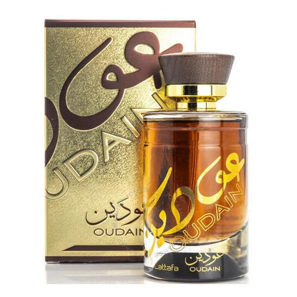 Lattafa Perfumes Oudain Eau De Parfum Spray for Men - 3.4 Ounce