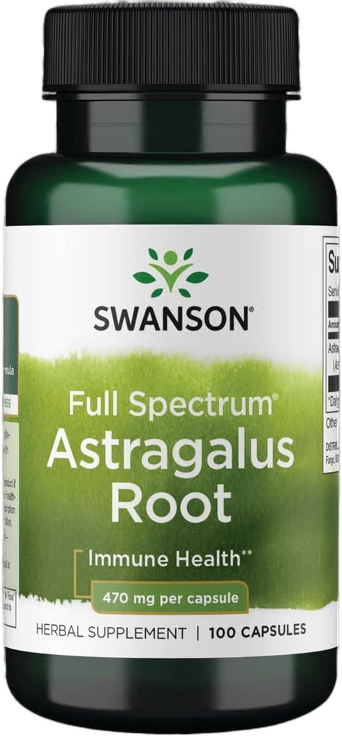 Swanson Astragalus Root - Herbal Supplement Promoting Immune System Support - Natural