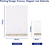 200 Disposable Hand Towels, Soft Absorbent Linen Feel Paper Hand Towels, Decorative Bathroom Napkins for Events (White