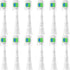 Replacement Toothbrush Heads for Philips Sonicare, 12 Pack for Snap-on Electric Tooth Brushes (12 White, 1 Count)