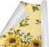 Showers58 23 inches,3 pnyoin Merry Christmas Wrapping Paper Roll,Spring Sunflowers and Bouquet Gift Wrap Perfect