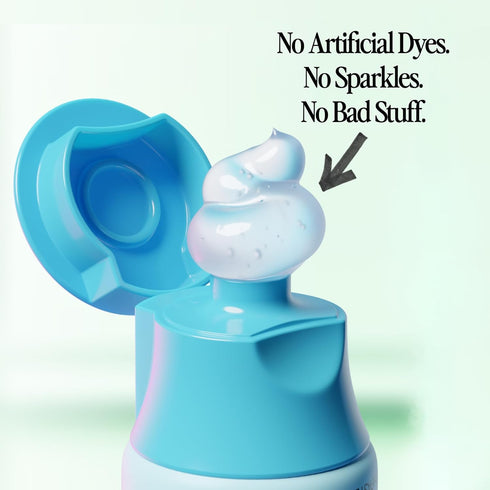 NOBS Jr. Kids Nano Hydroxyapatite Toothpaste Fluoride Free, SLS-Free, Remineralizing - Dentist Formulated - Bubblegum