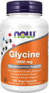 Now Foods Glycine Pharmaceutical Grade Amino Acid, 1000 mg, 100 Caps