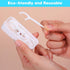 WJIAAA 2 Pack 24 Flosser Dispenser with Pcs Floss, Compact Dual-Opening Floss Container for Adults Fits Pocket