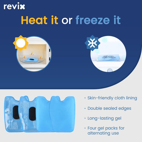REVIX Wisdom Teeth Ice Pack Head Wrap, 3D Sewing Jaw Ice Pack for Pain Relief, Extra Snug Fit with Gel Packs