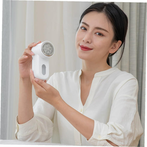 Trimmer DOITOOL Rechargeable Sweater Pilling Lint Remover Electric Fabric Shaver with White Body for Clothes