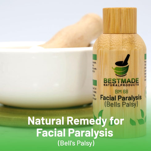 Facial Paralysis Natural Remedy, Helps with Bell's Palsy, Facial Dropping, Tearing Eyes, Loss of Taste, BM68 Pellets
