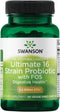 Swanson Dr. Stephen Langer's Formula, Natural Probiotic w/Prebiotic FOS, 60 Veggie Capsules, 16-Strain Digestive Support