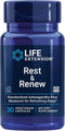 Life Extension Rest & Renew, Ashwagandha Extract with Melatonin, Sleep Supplement for Healthy Restful Sleep Support