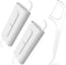 2 Pcs Travel Mini Refillable Dental Flossers Case with 10 Count Floss Picks Organizer, Pocket Floss for Traveling