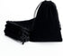 Tendwarm 20 Pcs Black Velvet Bags with Drawstring, 3.9x5.9 Inches Candy Jewelry Pouch Bags for Christmas Wedding Favors