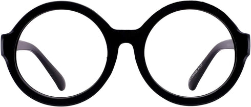 OCCI CHIARI Round Reading Glasses for Women, Fashion Reader 0 1.0 1.5 2.0 2.5 3.0 3.5 (Black, 3.0)