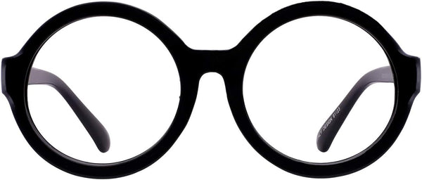 OCCI CHIARI Round Reading Glasses for Women, Fashion Reader 0 1.0 1.5 2.0 2.5 3.0 3.5 (Black, 3.0)