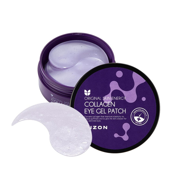 MIZON Collagen Eye Gel Patch - Hydrolyzed Collagen, Caviar, Chamomile for Firming, Nourishment, Wrinkle Care, 60pcs