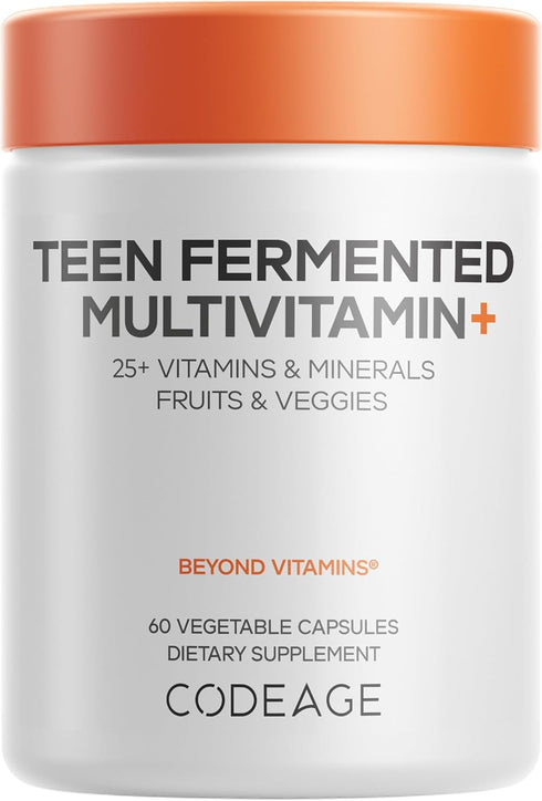 Codeage Teen Multivitamin Supplement Daily Vitamins and Minerals for Teen Boys and