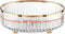 Rotating Skincare Makeup Organizer, 11" Round Lazy Susan, Clear Large Spinning Cosmetic Display Cases