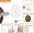 Non Slip Shoes Pads - Self-Adhesive Shoe Grips, Rubber Anti-Slip Sole Stick Protector (Clear, 3 Pairs)