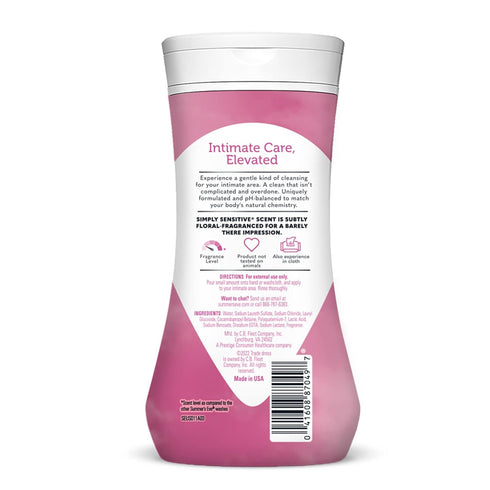 Summer?s 9 oz Eve Simply Sensitive Daily Gentle Feminine Wash, Removes Odor, pH balanced, fl