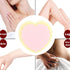 Hair Removal Depilation Sponge, Women Waxing Polishing Buffing Sponge Hair Removal Pad Depilatory Skin Care Tool(Love)