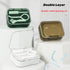 Double-layer Retainer & Aligner Case, Mouthguard and Night Guard Storage Case, Travelling Dental Retainer Cleaning Case with Removal Tool, Brush and Chewer (Brown)