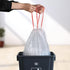 5 Gallon Clear Drawstring Garbage Bags, 110 Count, 3 Rolls