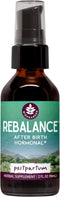 WishGarden Herbs ReBalance After Birth Hormonal Supplement with Vitex Berry & Motherwort, 2oz for Postpartum Balance