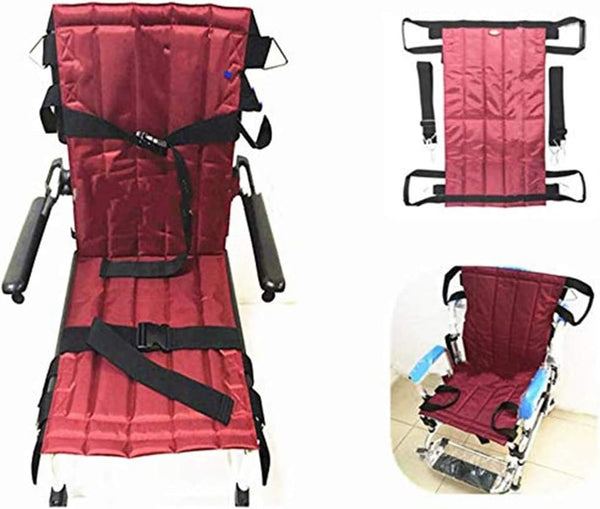 Jeamive Foldable Patient Lift Stair Slide Board,Mobility Aids Equipment Transfer Emergency Evacuation Wheelchair