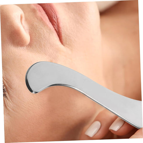 Stainless Steel Gua Sha Massage Tool - Body Scraper for Neck, Face & More