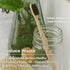 Bamboo Charcoal Toothbrush Pack, Medium Soft Bristle Brush, Charcoal Infused, Biodegradable & Eco-Friendly (Pack of 4)
