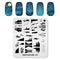 KADS Nail Stamping Plate Nature Template Image Design for Nail Art Decoration and DIY (NA031)