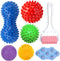 MUMUWIND Trigger Point Massage Tools (7 Packs) - Spiky Massage Balls, Peanut Trigger