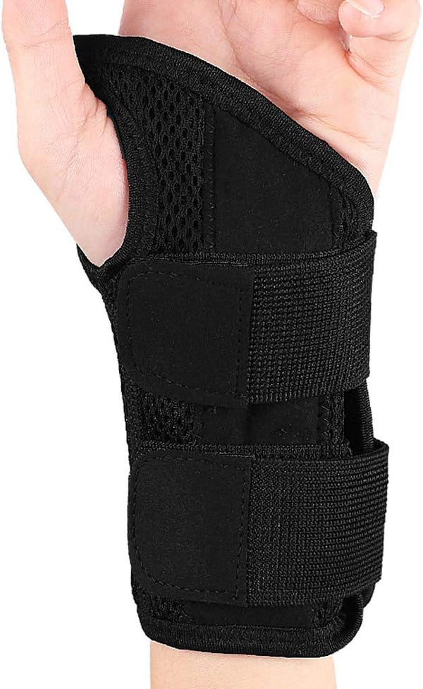 Wrist Brace, Carpal Tunnel Splint Compression Support, Fixator for Arthritis, Wrist Pain, Sport Sprain (S, single left)