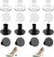 High Heel Protectors, 8 Pairs Heel Stoppers & Repair Caps, 4 Sizes Shoe Heel Cover for Women, Perfect for Weddings,