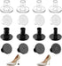 High Heel Protectors, 8 Pairs Heel Stoppers & Repair Caps, 4 Sizes Shoe Heel Cover for Women, Perfect for Weddings,