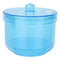 Portable Nail Art Cleaning Box, Nail Sterilizer Box for Manicure Tools, Cleaning Container for Accessories (Blue)