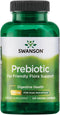 Swanson Prebiotic Capsules, Promotes Friendly Flora & Digestive Health, 120 Veggie Capsules, 750mg Each