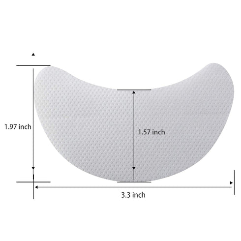 Yaomiao 200 Pieces Eyeshadow Shield Gel Pad Patches, Stencils for Preventing Makeup Residue, Eyelash Extensions