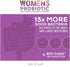Probiotics for Women - Supports Digestive & Vaginal Health with D3, Prebiotics & Cranberry - 60 Count