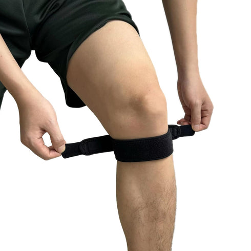Knee Compression Strap for Pain Relief, Patella Tendon Stabilizer for Exercise, Support Band for Running Hiking