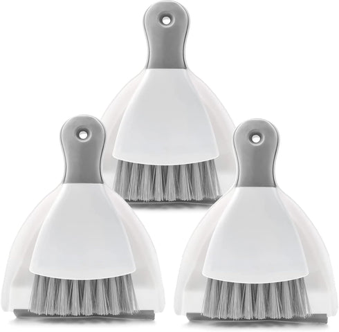 Small Hand Dust Pan and Brush - Small Broom and Dustpan Set,