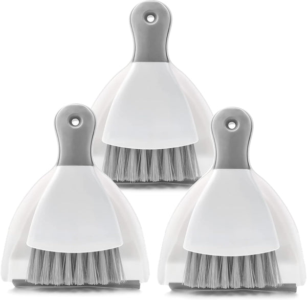 Small Hand Dust Pan and Brush - Small Broom and Dustpan Set,