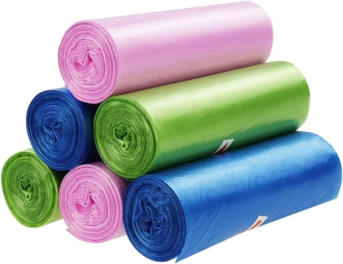 10 Gallon Kitchen Trash Bags, 120 Counts, 6 Rolls