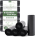 Jaoul 8 Gallon Trash Bags, 200 Counts, Extra Strong for 30 Liter Trash Can, Black