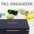 HAKIDZEL 7-Day Weekly Pill Organizer Box Large Capacity Double-Layer Sealed Medicine Container for Daily Morning Noon