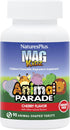 NaturesPlus Animal Parade Source of Life Sugar-Free MagKidz Children's Magnesium Supplement, 90 Count, Natural Cherry