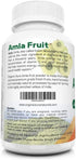 AMLA Capsules. 1000mg per Serving, 120 Veg Capsules. Natural Vitamin C and Antioxidants. Raw Whole Superfood. All Natural, Fresh and Original. No GMO and Gluten Free.