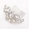 Yean Decorative Bride Wedding Hair Combs - Rhinestones Bridal Hair Accessories for Bridesmaids (Silver)