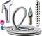 GNEGKLEAN Shower Enema Douche Kit, Stainless Steel Anal Cleaner with Handheld Spray,