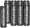 PEYHFCCE 1.2V 600mAh Rechargeable AA Batteries NiMH Solar AA Battery for Outdoor Solar